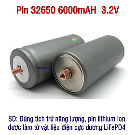 Mua Pin lithium sắt LiFePO4 32650 dung lượng 6000mAH 3.2V