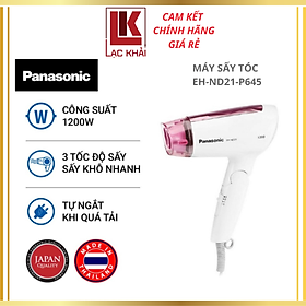 Máy Sấy Tóc Panasonic EH-ND21-P645 - Công suất 1200W - Hàng chính hãng - Bảo Hành Chính Hãng 12 tháng, Chất lượng Nhật Bản