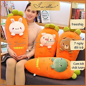 Mua Gối ôm hình củ Carot đáng yêu Size 60cm