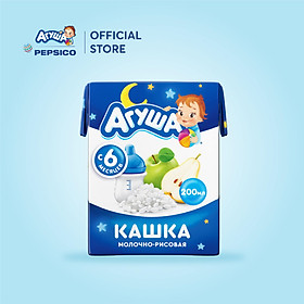 Sữa đêm gạo sữa vị táo và lê Agusha 200ml