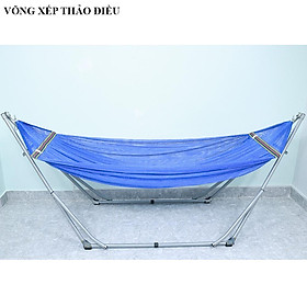 Mua Khung võng xếp tay cong sơn tĩnh điện màu be phi 27 hàng cao cấp