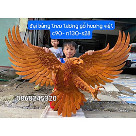 Tượng con đại bàng chúa tể bầu trời bằng gỗ hương