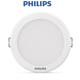 Bộ đèn Philips LED âm trần tròn DN027B G2 -Công suất (7W, 10W,14W, 17W,22W) - 10w - Ánh sáng Trung tính (4000K)