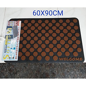 Thảm welcome cao su nguyên tấm bigsize 60x90cm- condor