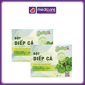 0132485 DATINO 100% Bột Diếp Cá Nguyên Chất hộp 15gói x 3g