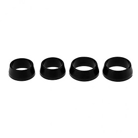 2-3pack 2 Sizes Bicycle Bike Seat Post Silicone Rubber Dust Cover Ring  black