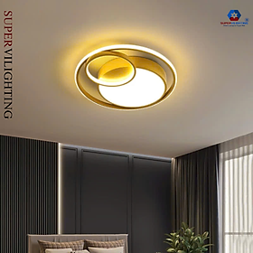 Đèn ốp trần trang trí gắn trần nhà có điều khiển đèn led decor phòng ngủ phòng khách
