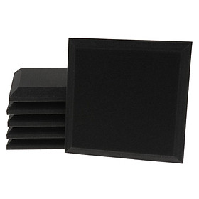 6 Pcs Acoustic Wedge Studio Foam Sound Absorption Panels 3/5cm Thickness