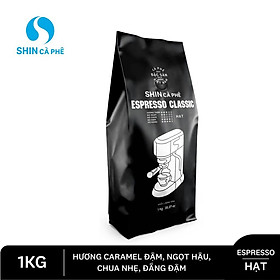 SHIN Cà Phê - Espresso Classic - Cà phê nguyên chất pha máy 1kg - cho quán