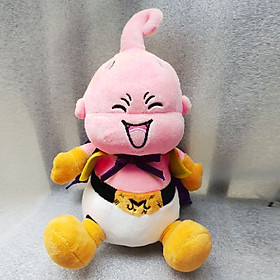 Gấu Bông Ma Bư Mập Trong Dragon Ball (35 Cm) Gb202 (Tặng 1 Móc Khóa Dây Da Pu Đính Đá Lấp Lánh)