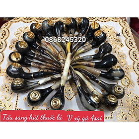 Tẩu sì gà bằng sừng phong cách lịch sự đẳng cấp 