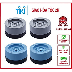 Combo 4 Chân Đỡ Đa Năng Bằng Nhựa - Chân Đế Kê Máy Giặt Chống Rung Chống Ồn - Hàng Chất Lượng