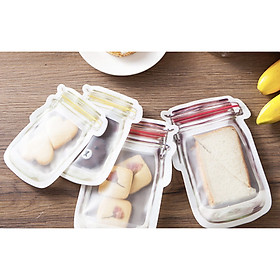 Mua Túi zip Mason đế đứng bảo quản thực phẩm - Combo 4 túi