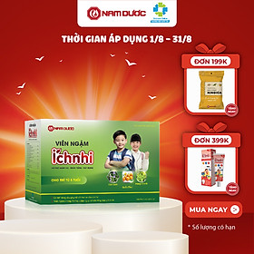 Viên ngậm Ích Nhi hộp 30 viên ngậm hỗ trợ giảm ho, đau họng, khàn tiếng cho trẻ em, phụ nữ có thai, cho con bú