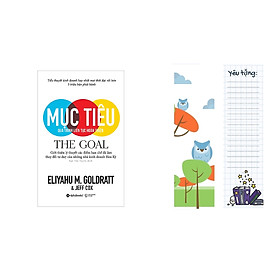 Mục Tiêu-The Goal  Tặng Kèm Bookmark Tuyệt Đẹp