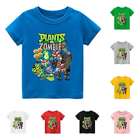 Áo thun trẻ em LANTS ZOMBIE 8 màu áo, đầy đủ size có big size, MÀU KHÁC NHẮN TIN SHOP