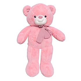 Gấu Teddy Hồng Đeo Nơ Ichigo (85cm)