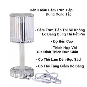 Mua Đèn Ngủ Pha Lê Để Bàn Phong Cách Tây Ban Nha Lãng Mạn