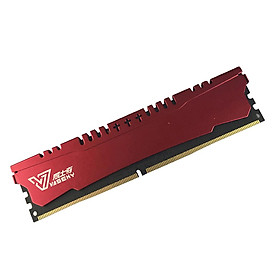 DDR3 RAM Desktop DRAM Memory 4GB 1600MHz 204 Pin PC Computers Memory Module Kit, Faster CPU Data Exchange Red