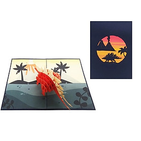 Thiệp 3D Khủng Long Stegosaurus – Thiệp Pop Up Độc Đáo, Sáng Tạo, Tặng Sinh Nhật, Trẻ Em, Bạn Bè Mô tả sản phẩm Khám phá thế giới tiền sử đầy bất ngờ với, A34