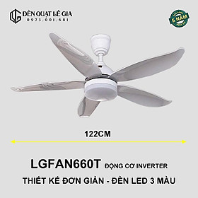 Mua Quạt Trần Hiện Đại LGFAN660G | Quạt Trần Đẹp