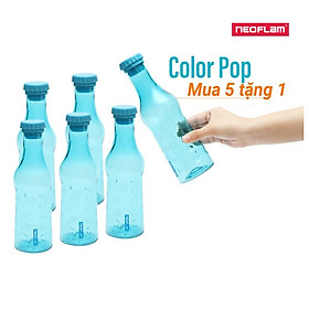 [Hàng chính hãng - Mua 5 tặng 1] Combo 5 Chai đựng nước bằng nhựa Tritan-Pop 600ml (màu sắc lựa chọn ngẫu nhiên)