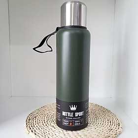 Bình Nước Giữ Nhiệt Kim Cương Inox Cao Cấp - 1500 Mil