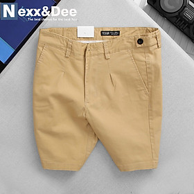 Quần short kaki nam thể thao có size lớn big size 36 vải cao cấp QS02