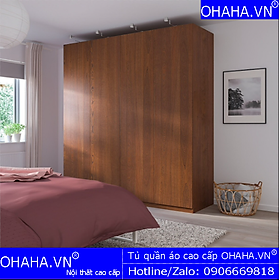 Mua TỦ QUẦN ÁO GỖ CÔNG NGHIỆP CAO CẤP 4 CÁNH OHAHA - TQA003