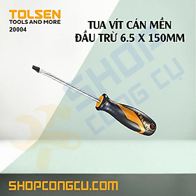 Mua Tua vít cán mềm 6.5x150mm (-) Tolsen 20004