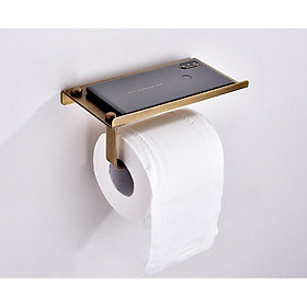 Giá treo giấy vệ sinh kiêm giá để đồ cá nhân nhà tắm nhà vệ sinh - Tân cổ điển