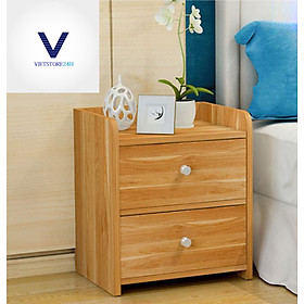 Mua Kệ tủ gỗ đầu giường (loại 2 ngăn tủ)