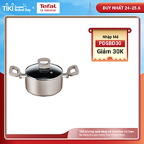 Nồi chống dính đáy từ Tefal Sensations H9104314 18cm (Đồng) - Hàng chính hãng