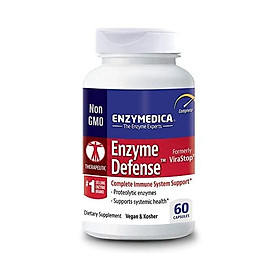 Enzymedica, Enzyme Defense, Specialized Enzyme Formula For Immune System Support, Vegan, Kosher 120 capsules (120 servings)