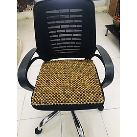 Mua Lót ghế văn phòng hạt gỗ Bách Xanh cao cấp - Kích thước 45cm x 45cm ( hình thật )