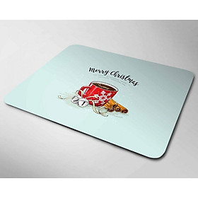 Mua Miếng lót chuột mẫu Merry Christmas Xanh (20x24cm)