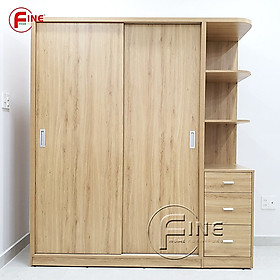 Mua Tủ Quần Áo Cánh Cửa Lùa Cao Cấp và kệ trưng bày tiện dụng  TỦ ÁO GỖ TIỆN LỢI