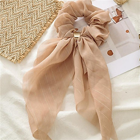 Dây buộc tóc lụa mềm vintage Scrunchies loại đẹp HD53