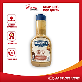 Xốt Salad Mè Rang Hellmann’s 250ml - Thương Hiệu Mỹ, SX Thái Lan | Hellmann’s Roasted Sesame Salad Dressing 250ml