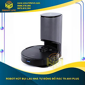 Mua Robot hút bụi lau nhà Ecovacs Deebot T9 Aivi+ ( PLUS)- Tự động đổ rác khi về sạc - Hàng nhập khẩu