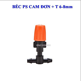 Béc Phun Sương 1 Cửa Cam gắn ống 6-8mm