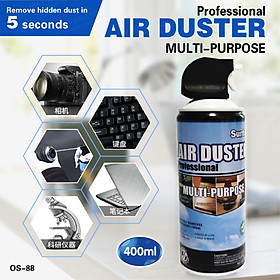 Bình xịt khí nén Air duster spray cleaner with Straw 400ml