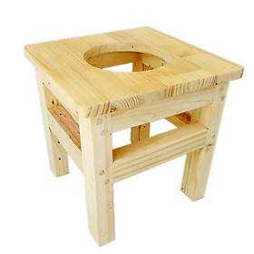 Ghế Xông Hơi Bà Đẻ - Xông Vùng Kín Sau Sinh ( Gỗ Thông Cao Cấp)