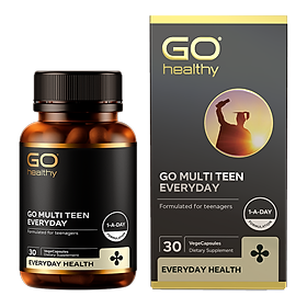GO MULTI TEEN EVERYDAY 30 VIÊN – Viên uống cho tuổi teen nhập khẩu chính hãng GO Healthy New Zealand
