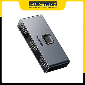 Mua Thiết bị chia cổng HDMI 2 chiều Baseus Matrix HDMI Splitter (2 Devices to 1 Screen or 1 Device to 2 Screen  Support 4K30Hz/ 4k60Hz) hàng chính hãng