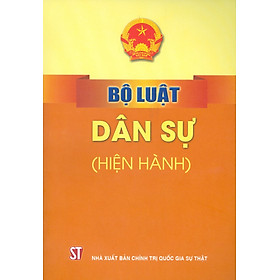 Hình ảnh sách Bộ Luật Dân Sự (Hiện Hành) - Bản in năm 2022