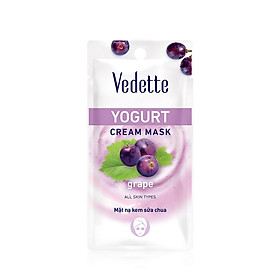 Mặt nạ sữa chua nho Vedette Yogurt Mask  Grape 10ml