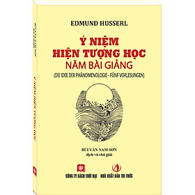 Sách Ý niệm hiện tượng học