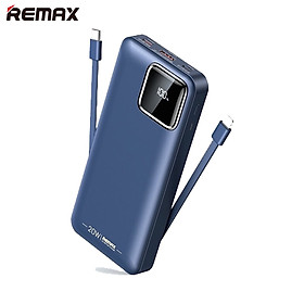 Pin sạc dự phòng Remax kèm cáp 20000mAh 22.5W - Có màn hình Led Remax RPP