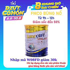 Sữa bột Bonecare xương và khớp 400g: dành cho người lớn bổ sung GLUCOSAMINE tạo dịch nhờn cho khớp, giúp phòng ngừa đau xương khớp, viêm khớp, đặc biệt là người bệnh xương và khớp.